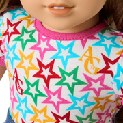 Truly Me™ 18-inch Doll #118 with curly caramel hair S2