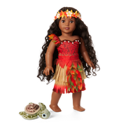 Disney Moana Wayfinder Outfit & Sea Turtle Plush for 18-inch Dolls by American Girl® W9