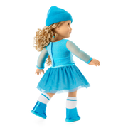 December Blue Brilliance Topaz Outfit for 18-inch Dolls K5