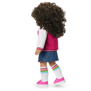 Truly Me™ 18-inch Doll #132 with curly dark-brown hair M1