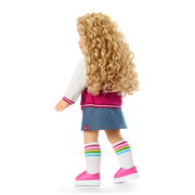 Truly Me™ 18-inch Doll #115 with curly blonde hair M8