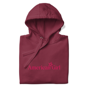 American Girl® Burgundy Hoodie for Adults C1