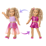 Glam Sparkly Concert Outfit for 18-inch Dolls D0