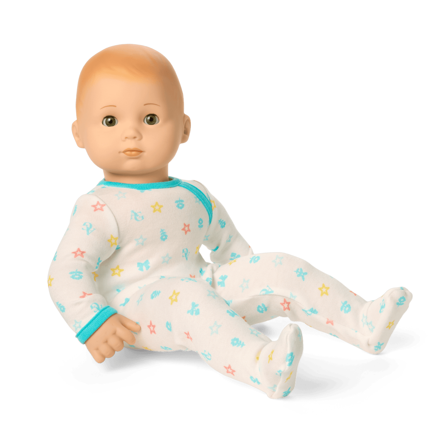 Bitty Baby® Doll #6 with red hair in Pastel Blue R5