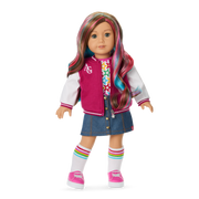 Truly Me™ 18-inch Doll #101 with wavy caramel hair V4