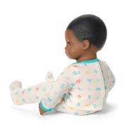 Bitty Baby® Doll #1 with black hair in Pastel Blue G5