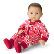 American Girl® x Hanna Andersson Berry Bright Stars Pajamas for Bitty Baby® Dolls N7
