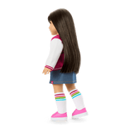Truly Me™ 18-inch Doll #130 with straight black-brown hair N3
