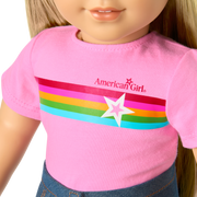 Truly Me™ 18-inch Doll #131 with straight blonde hair A3