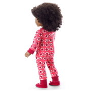 American Girl® x Hanna Andersson Berry Bright Stars Pajamas for 18-inch Dolls Q6