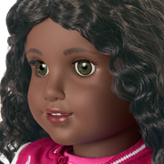 Truly Me™ 18-inch Doll #127 with curly dark-brown hair R7