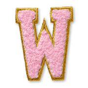 AG™ Letter W Stick-On Patch U3