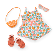 Orange You Glad It's Summer Outfit for 18-inch Dolls V1