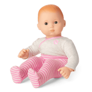 Bitty Baby® Doll #6 with red hair in Pretty Pink M3
