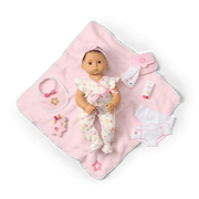 Bitty Baby® Doll #4 with black hair Care & Play Set O1