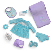 Disney Frozen Elsa Cuddle & Care Set with Bitty Baby® Doll by American Girl® P0