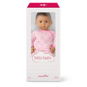 Bitty Baby® Doll #5 with dark-brown hair in Pastel Pink B0