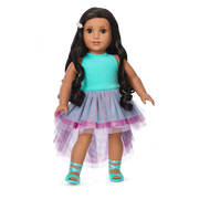 Glam Shimmering Ocean Outfit for 18-inch Dolls H7