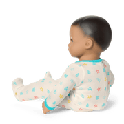 Bitty Baby® Doll #5 with dark-brown hair in Pastel Blue O3