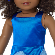 September Sapphire Sparkle Outfit for 18-inch Dolls R0