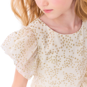American Girl® x Janie and Jack Sparkly Cream Celebration Dress for Little Girls & Girls B8