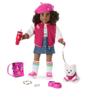 Truly Me™ 18-inch Doll #112 with curly dark-brown hair J2