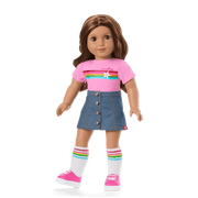 Truly Me™ 18-inch Doll #117 with wavy dark-brown hair R5