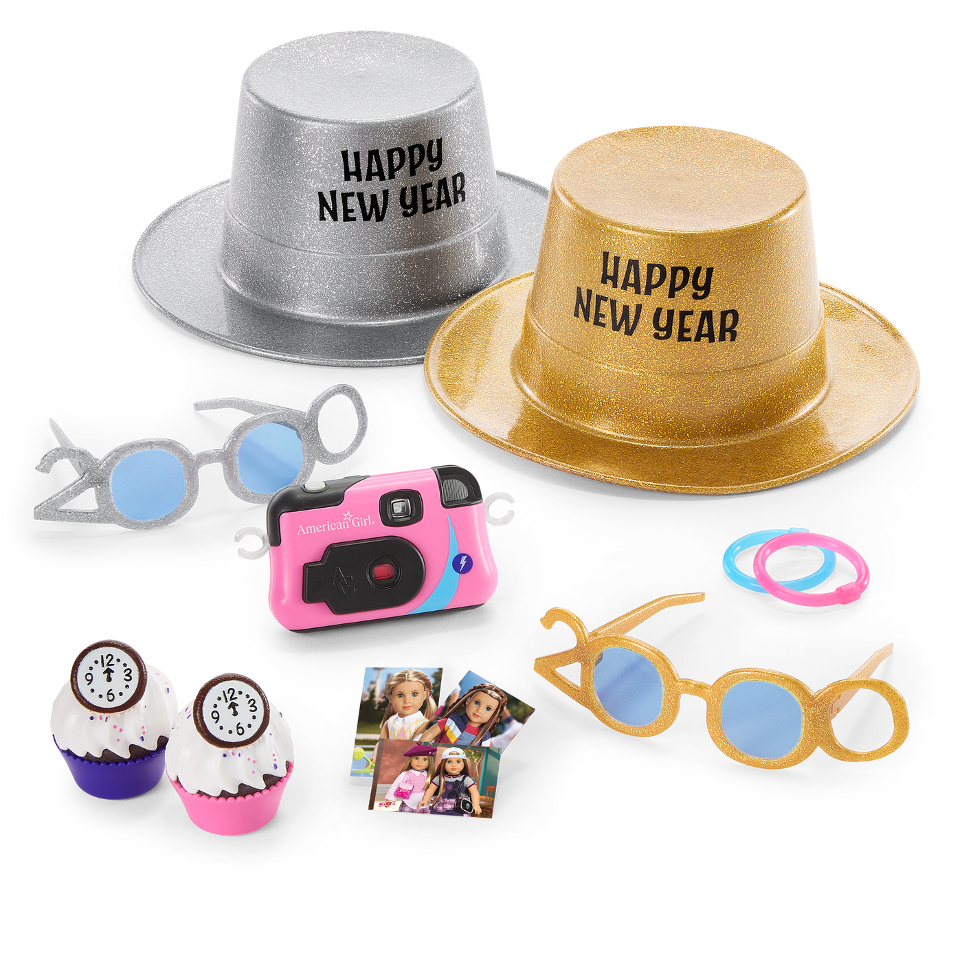 Isabel™ & Nicki's™ New Year’s Party Accessories for 18-inch Dolls (Historical Characters) K1
