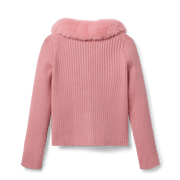 American Girl® x Janie and Jack Rosy Ribbed Cardigan for Girls X5