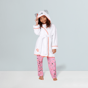 Comfy Puppy Robe Set for Girls & 18-inch Dolls U7
