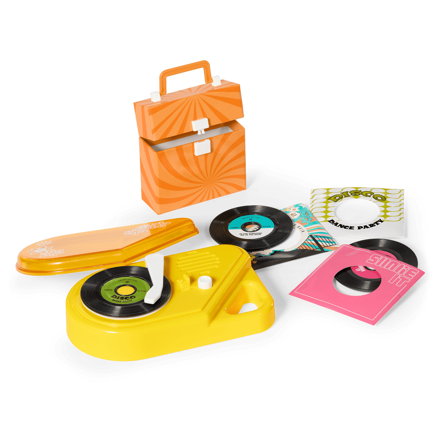 Julie’s™ Record Player & Accessories for 18-inch Dolls (Historical Characters) Z8