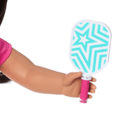 Raquel's™ Pickleball Bag & Paddle Set for 18-inch Dolls (Girl of the Year™ 2026) M1