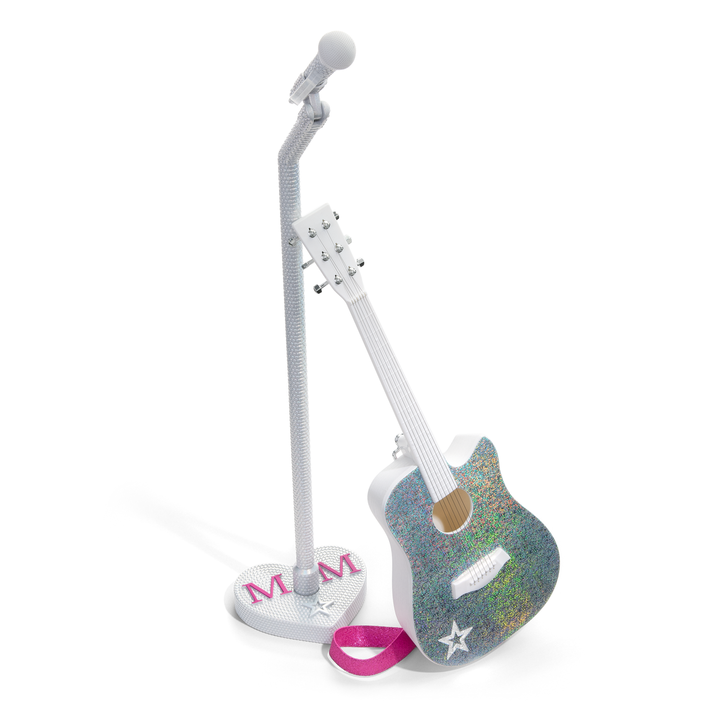 American Girl® x Megan Moroney Guitar & Mic Stand for 18-inch Dolls I8