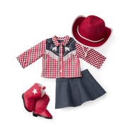 Maryellen's™ Cowgirl Costume for 18-inch Dolls (Historical Characters) F6