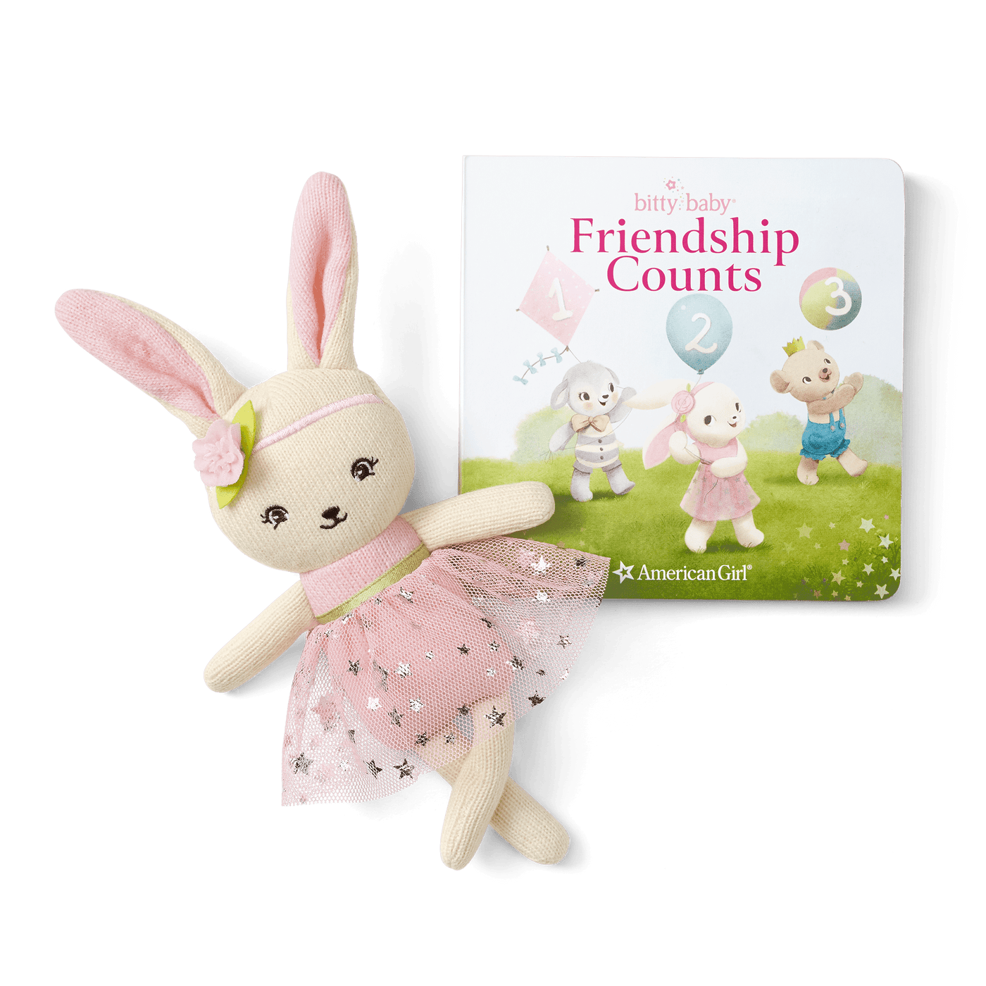Bitty’s™ Bunny Friend & Friendship Counts Board Book V5