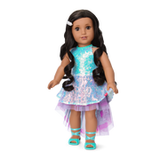 Glam Shimmering Ocean Outfit for 18-inch Dolls H7