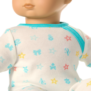 Bitty Baby® Doll #4 with black hair in Pastel Blue U5