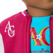 Truly Me™ 18-inch Doll #113 with curly dark-brown hair O5