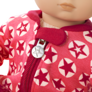 American Girl® x Hanna Andersson Berry Bright Stars Pajamas for Bitty Baby® Dolls N7