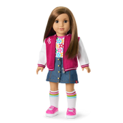 Truly Me™ 18-inch Doll #107 with straight brown hair Q0