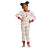 Hearts & Pines Holiday PJs for Little Girls L3