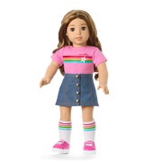 Truly Me™ 18-inch Doll #118 with curly caramel hair S2