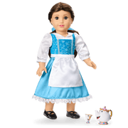 American Girl® Disney Princess Belle Blue Dress, Mrs. Potts, Chip & Accessories for 18-inch Dolls E6