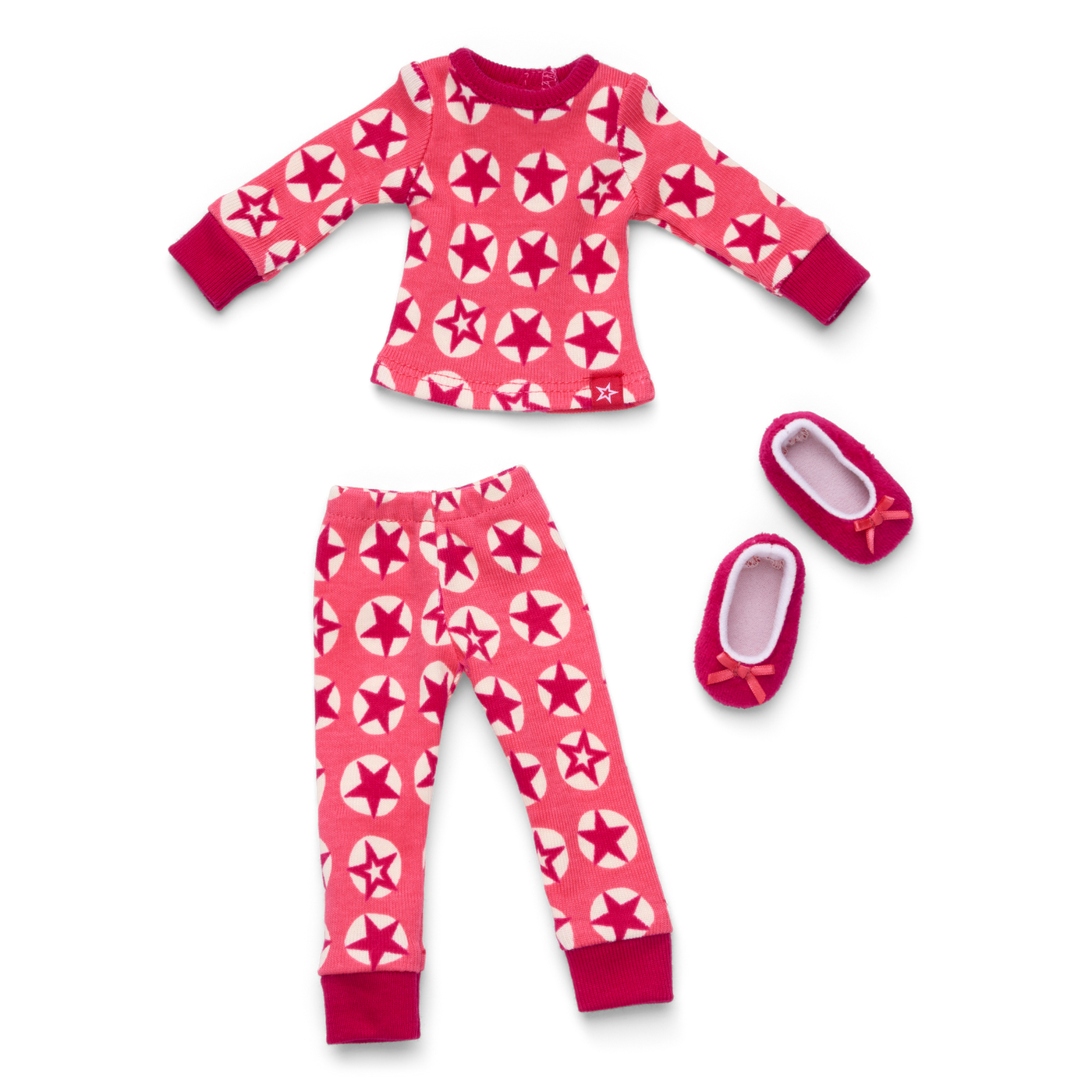American Girl® x Hanna Andersson Berry Bright Stars Pajamas for 14.5-inch Dolls U2