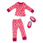 American Girl® x Hanna Andersson Berry Bright Stars Pajamas for 14.5-inch Dolls U2