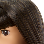 Truly Me™ 18-inch Doll #130 with straight black-brown hair N3