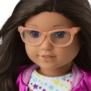 Rose Gold Glasses for 18-inch Dolls N6