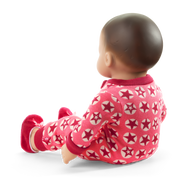 American Girl® x Hanna Andersson Berry Bright Stars Pajamas for Bitty Baby® Dolls N7