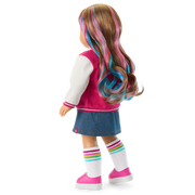 Truly Me™ 18-inch Doll #101 with wavy caramel hair V4