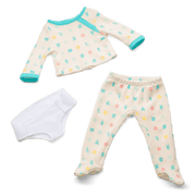 Bitty Baby® Doll #3 with blonde hair in Pastel Blue C5